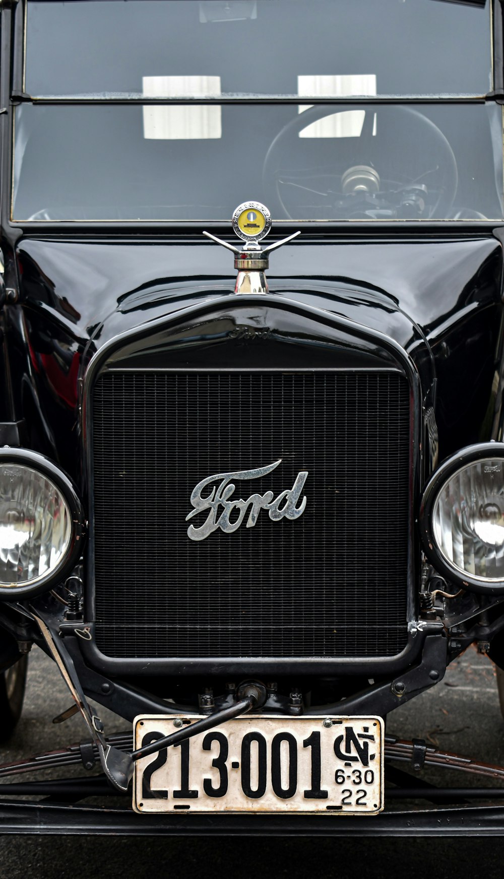 black Ford vehicle