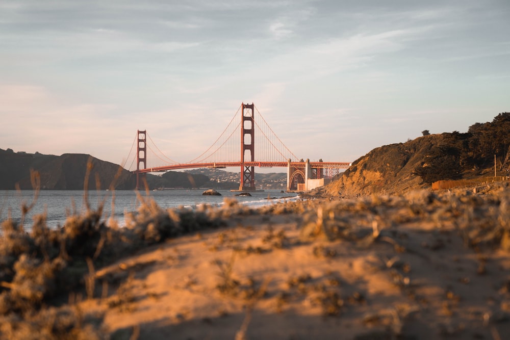 Golden Gate bridge landmark