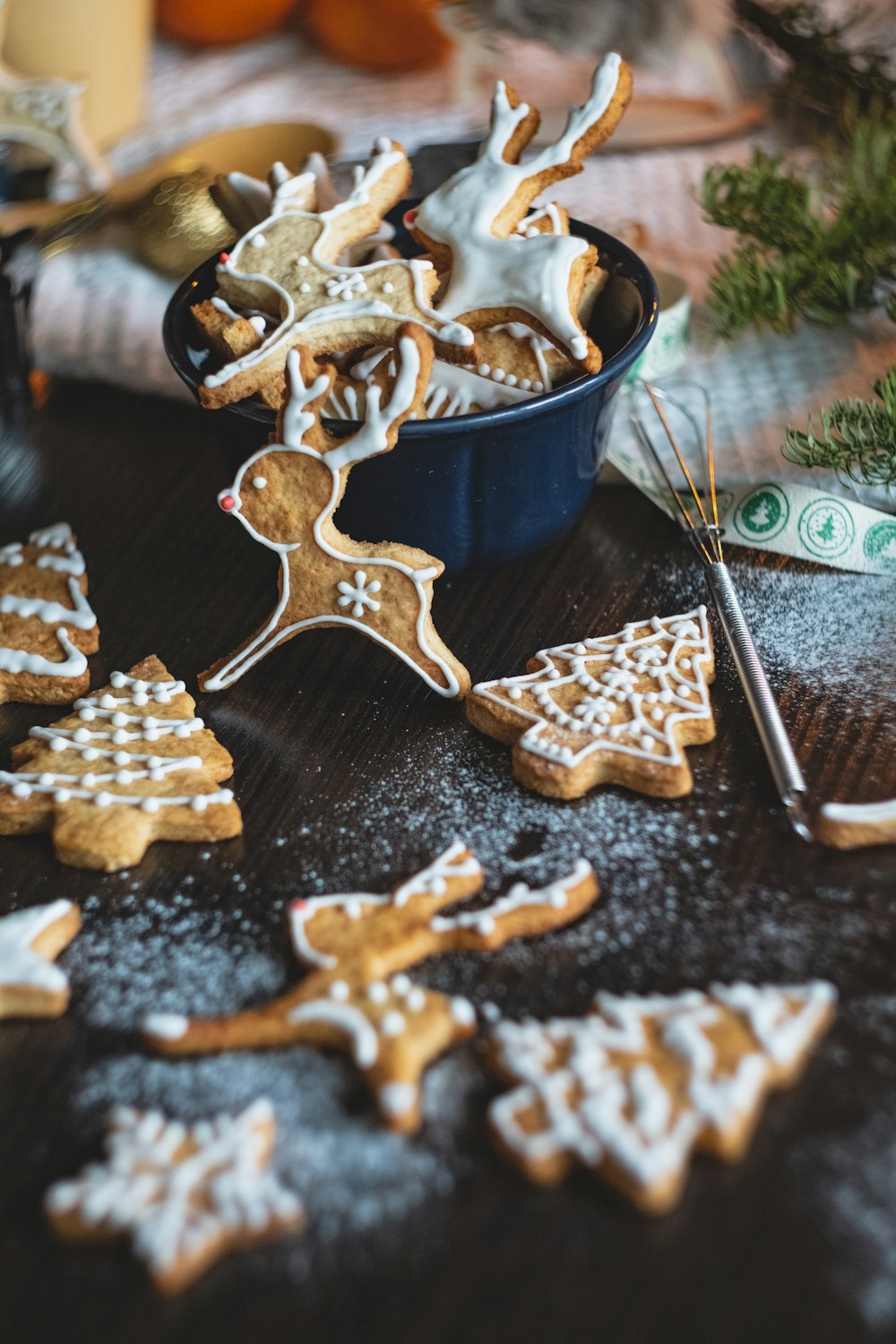 baked cookies