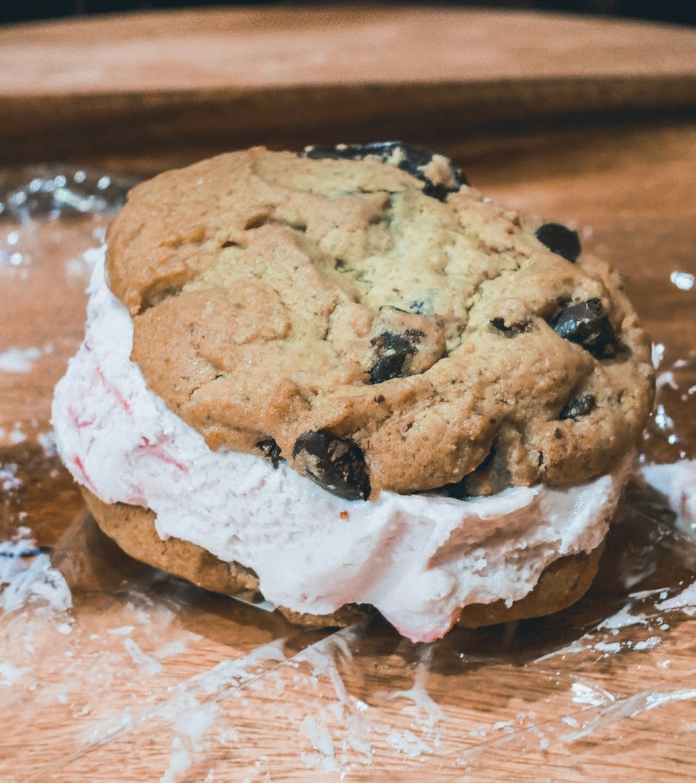 galleta con chispas de chocolate