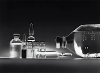 grayscale photo of tubes