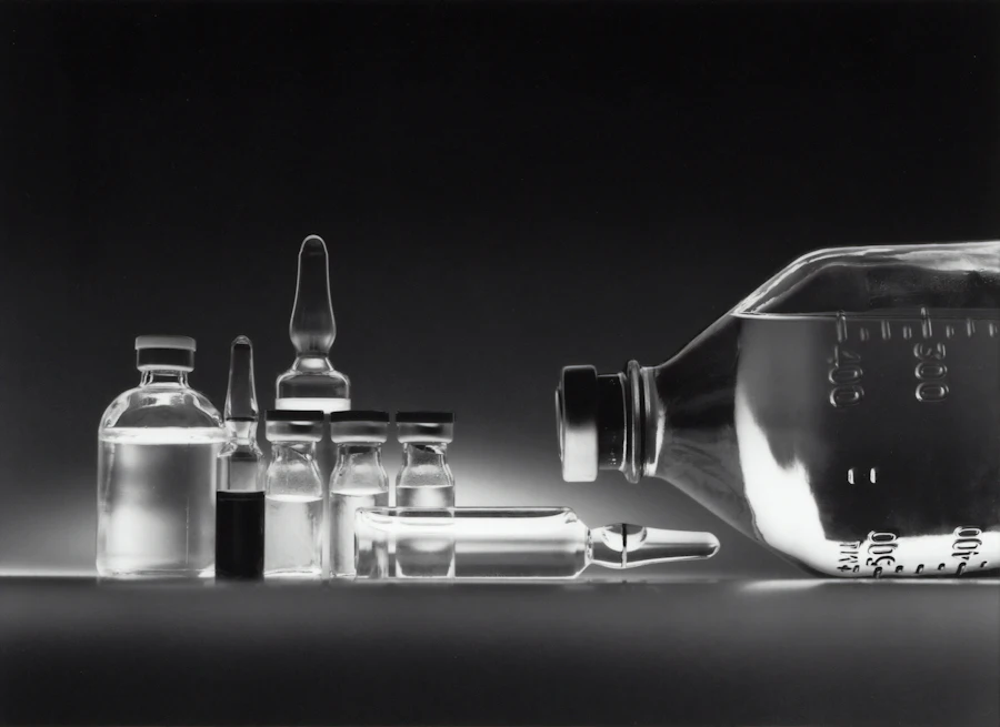 Laboratory sample tubes in a rack