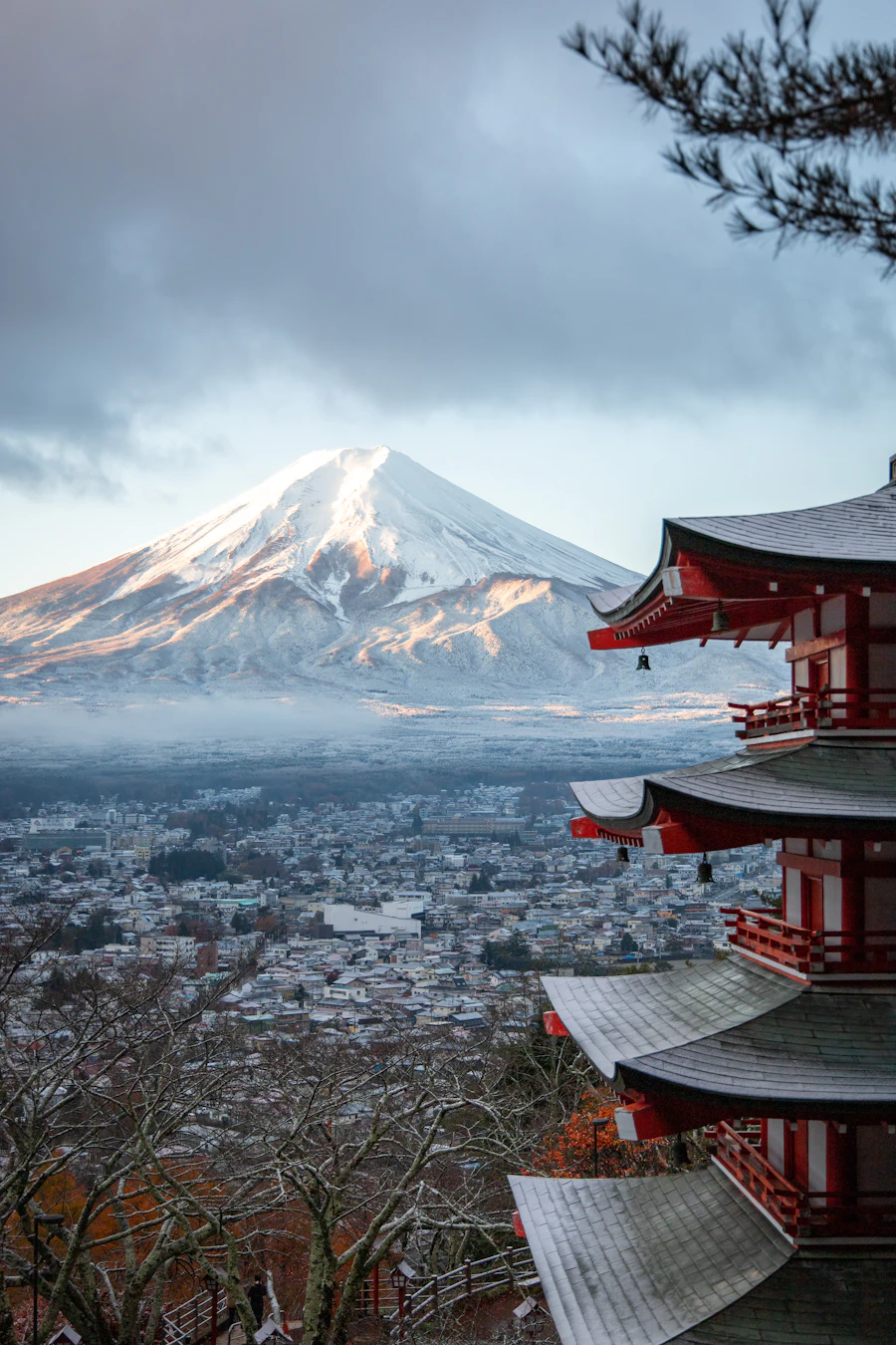 Chūreitō Pagoda & Mt Fuji