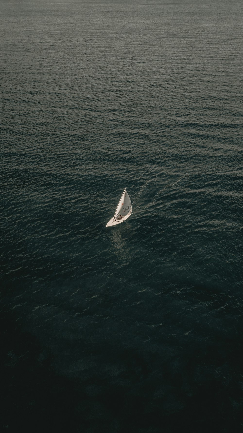 barco à vela branco no corpo de água