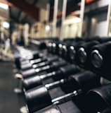 dumbbells on floor