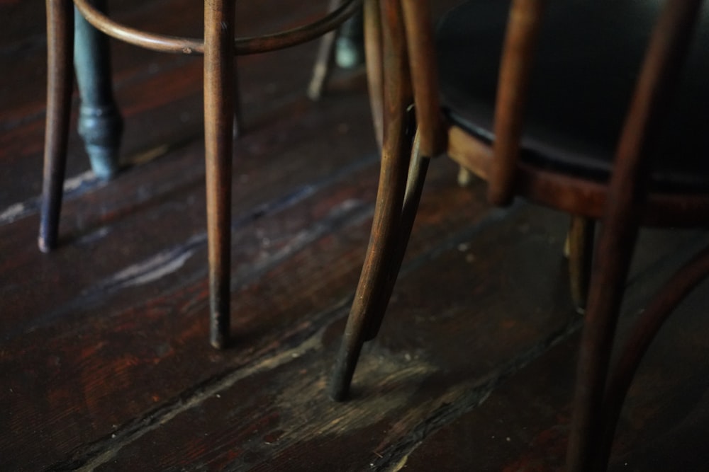 chairs on parquet floor