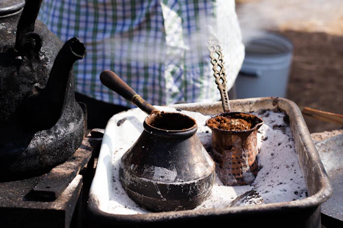 Turkish coffee cezve