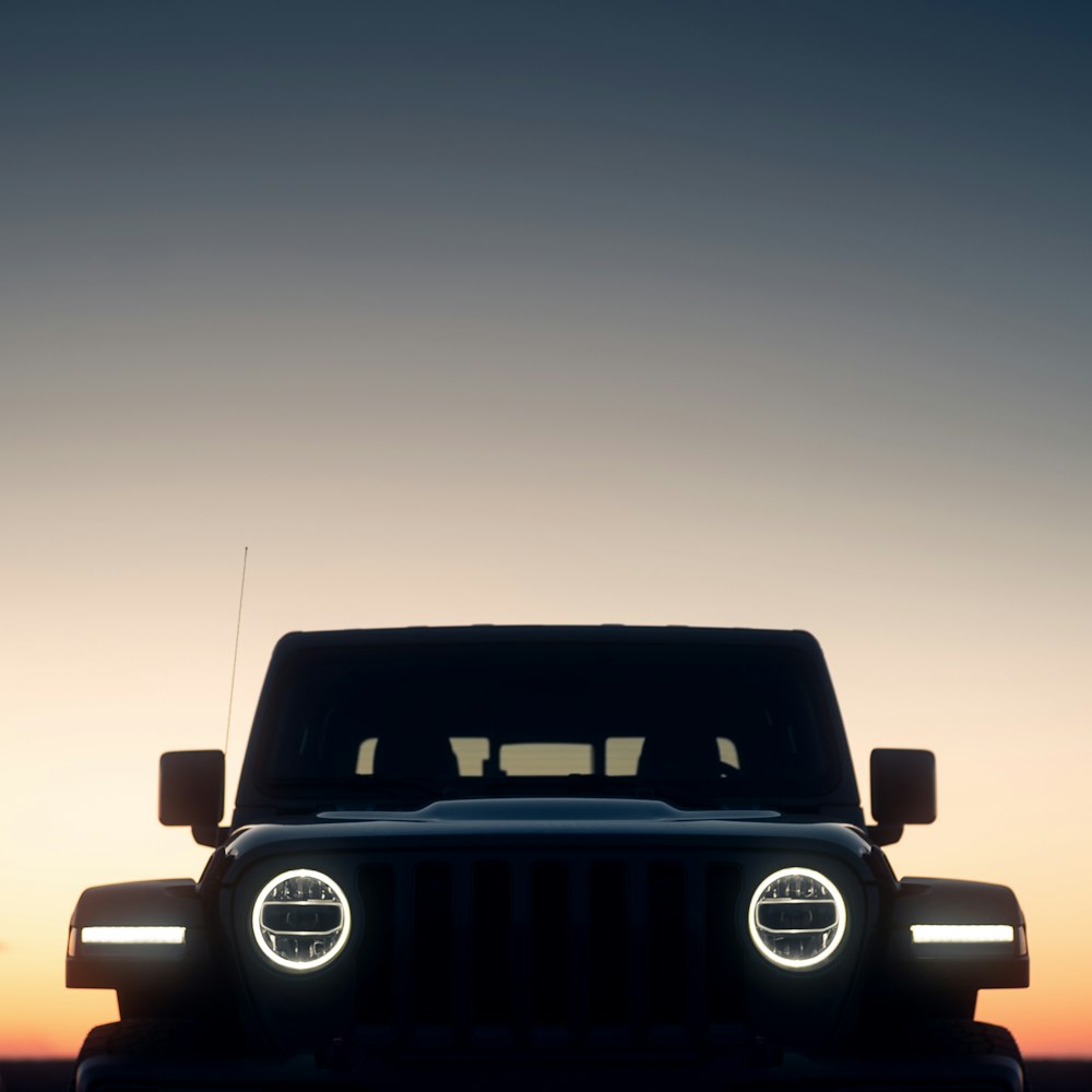 black vehicle