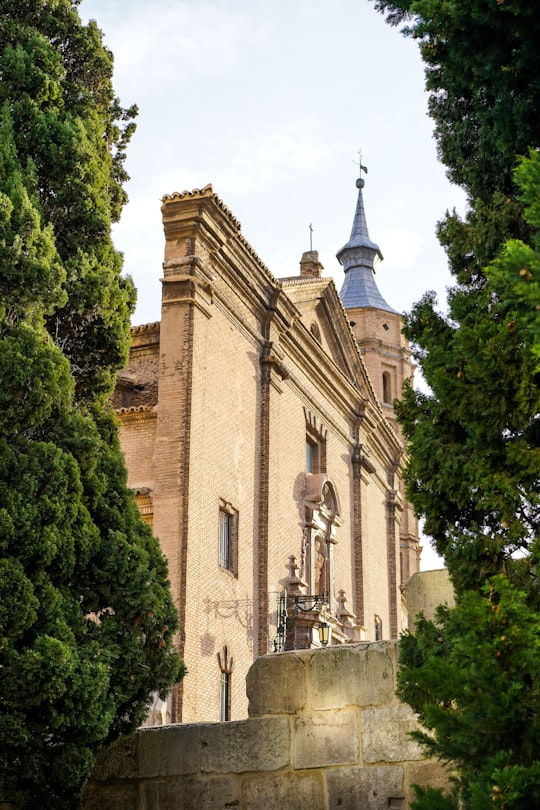 shallow focus photo of brown building in Zaragoza Spain