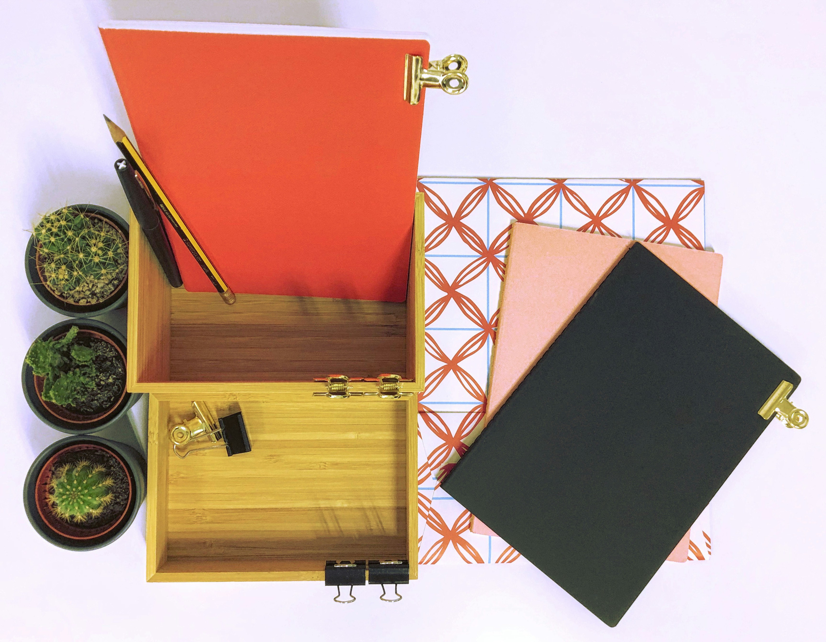 brown wooden organizer, Office decoration - The Other WorkSpace