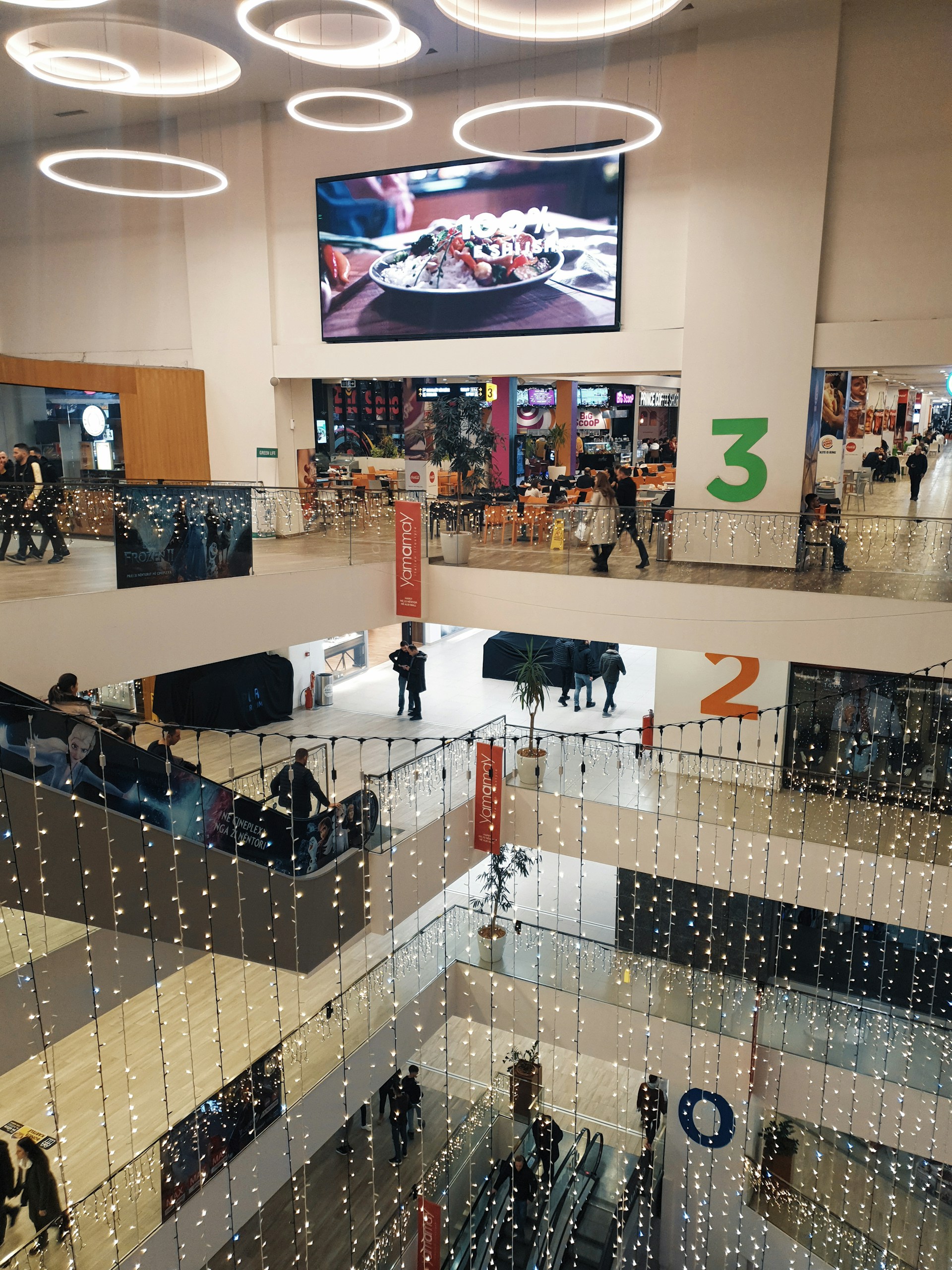 people walking in mall