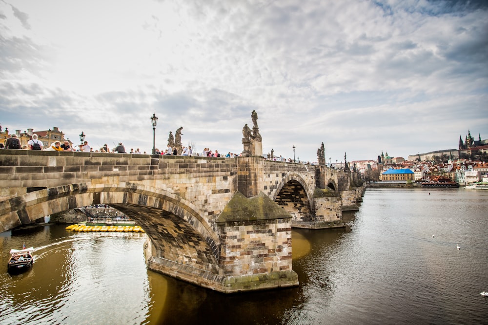 bridge above water during day