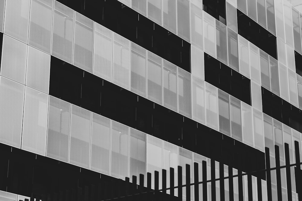 black and grey building