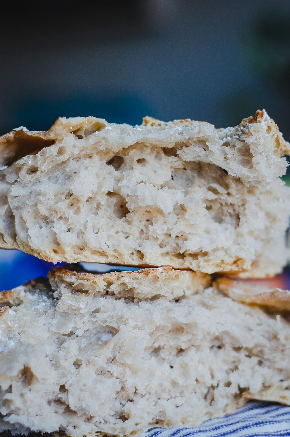 macro photography of a sandwich