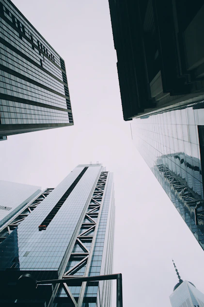 low angle photo of high-rise building