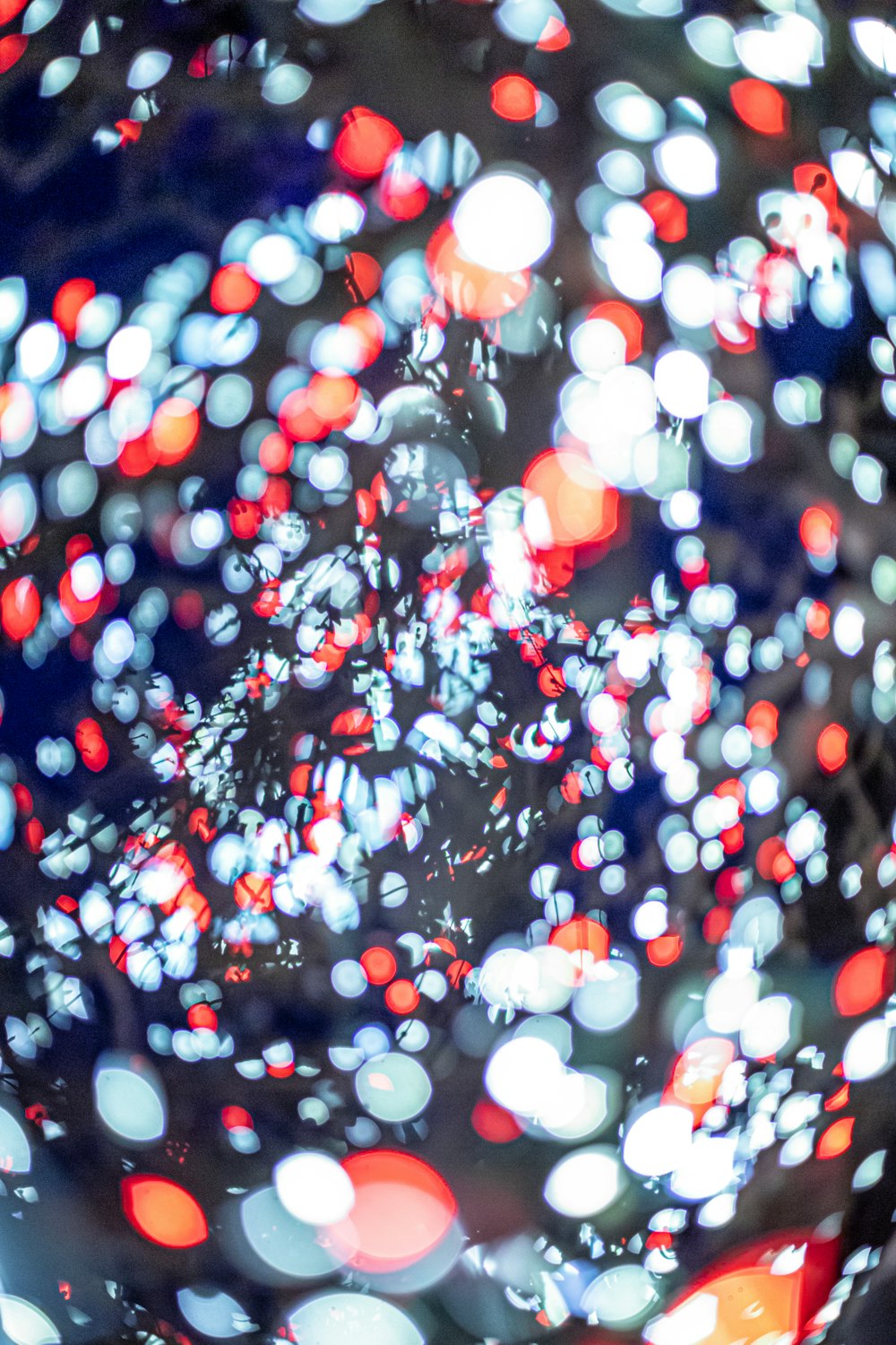 bokeh photography of lights