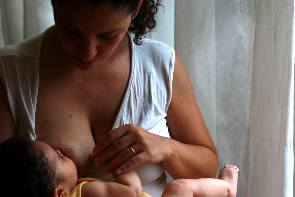 woman breastfeeding