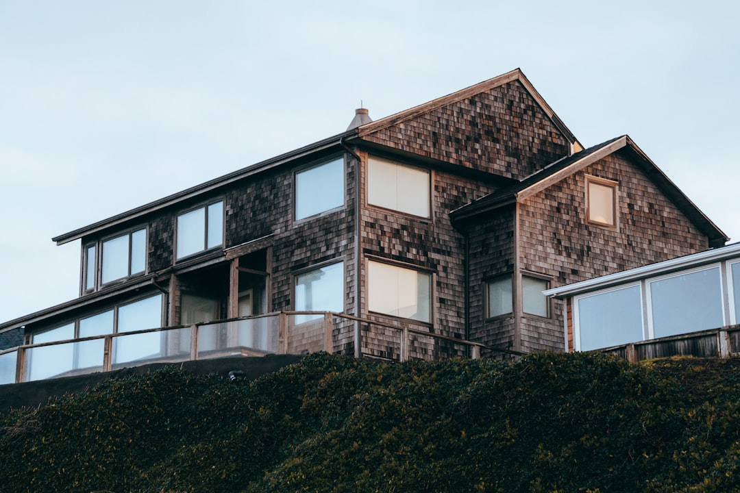 house on a mountain