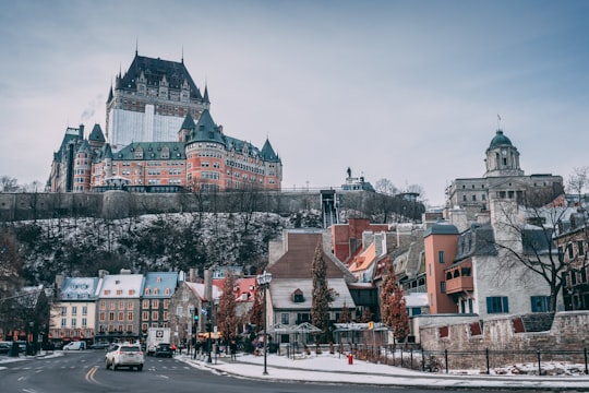 white and gray castle and buildings in La Citadelle de Québec Canada