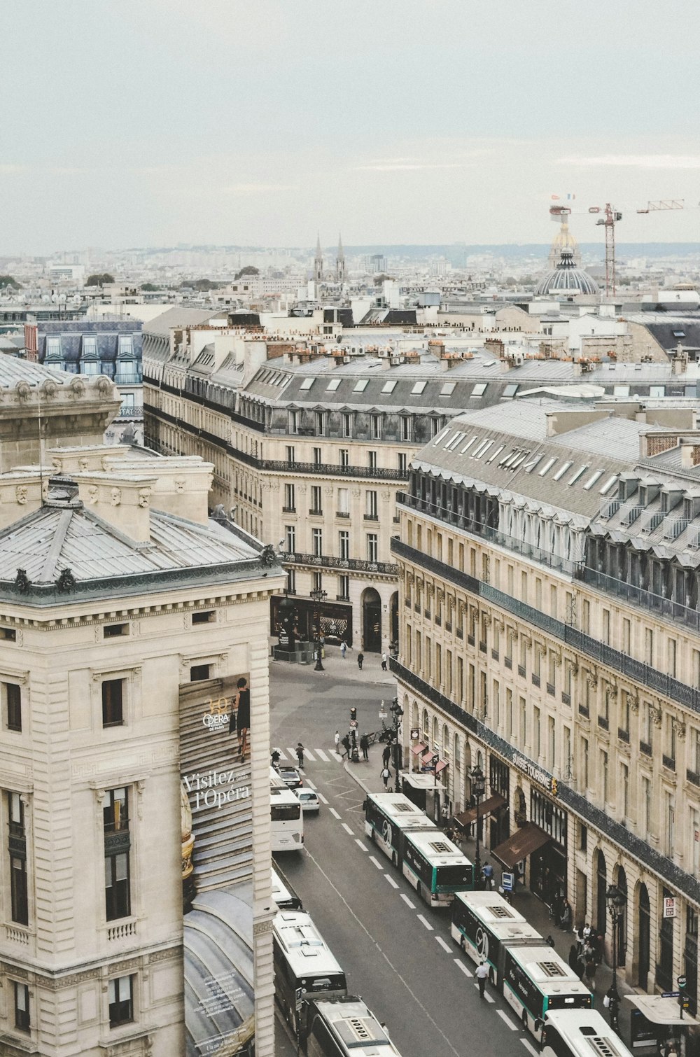 buses parking beside buildings