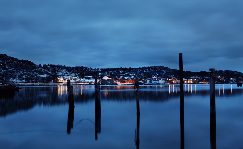 calm body of water