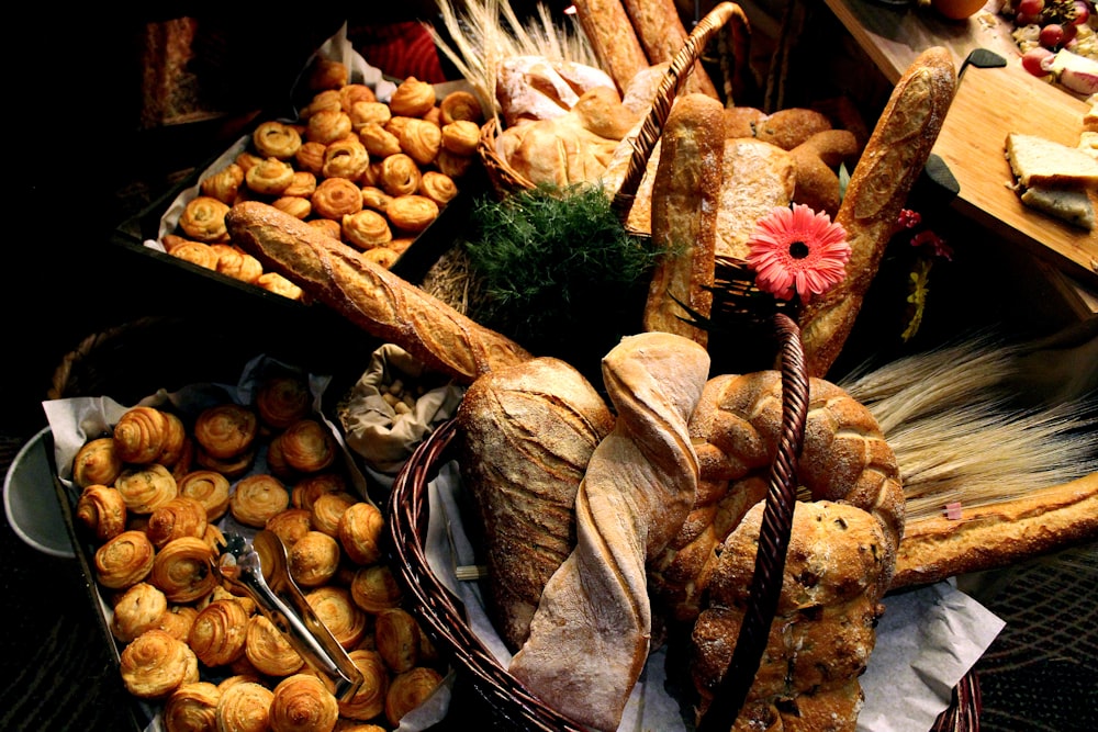 assorted breads