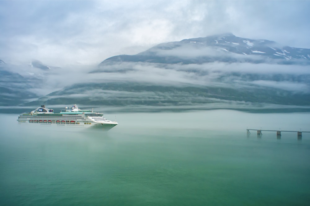 white cruise ship on body of water during daytime