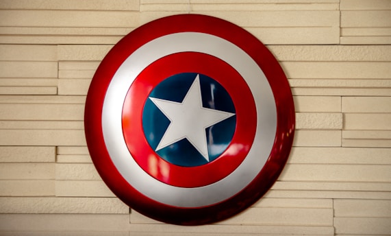 Captain America shield decor