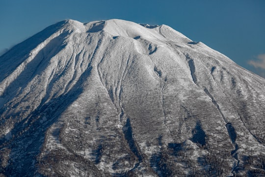 gray mountain in Niseko Japan