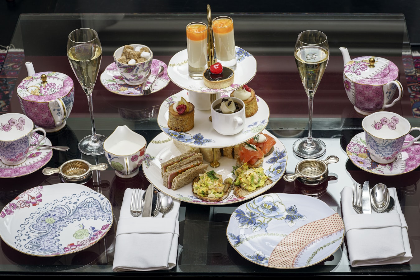Crafty lunch in Lostwithiel — elegant afternoon tea spread with craft courses and good company at Lily & Belle Cornwall