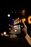 person holding Android smartphone