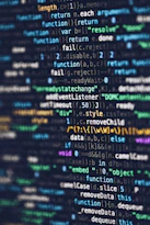 computer programming codes displayed on a monitor
