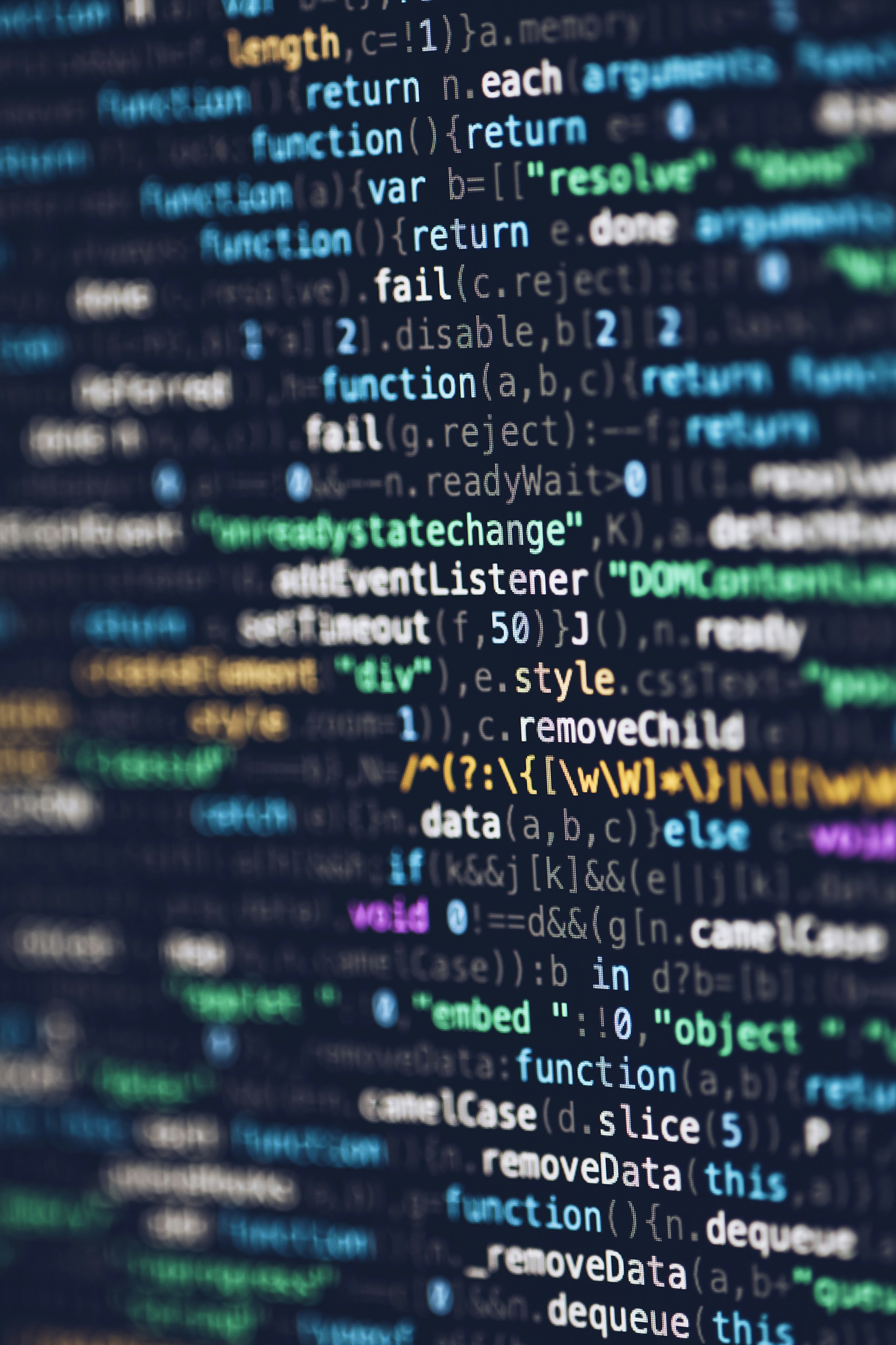 computer programming codes displayed on a monitor