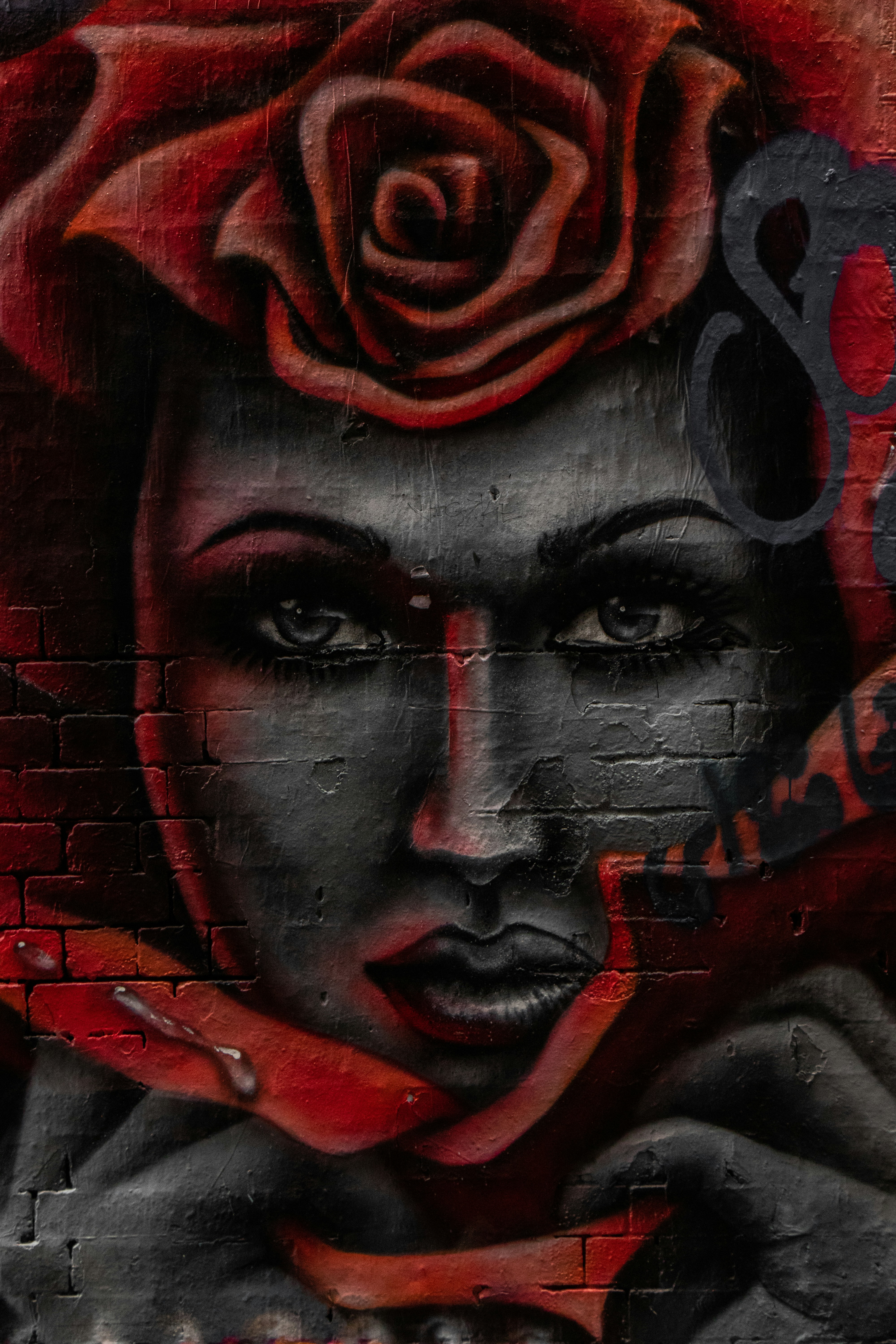 Man Standing Umbrella Painting Photo Free Wall Image On Unsplash