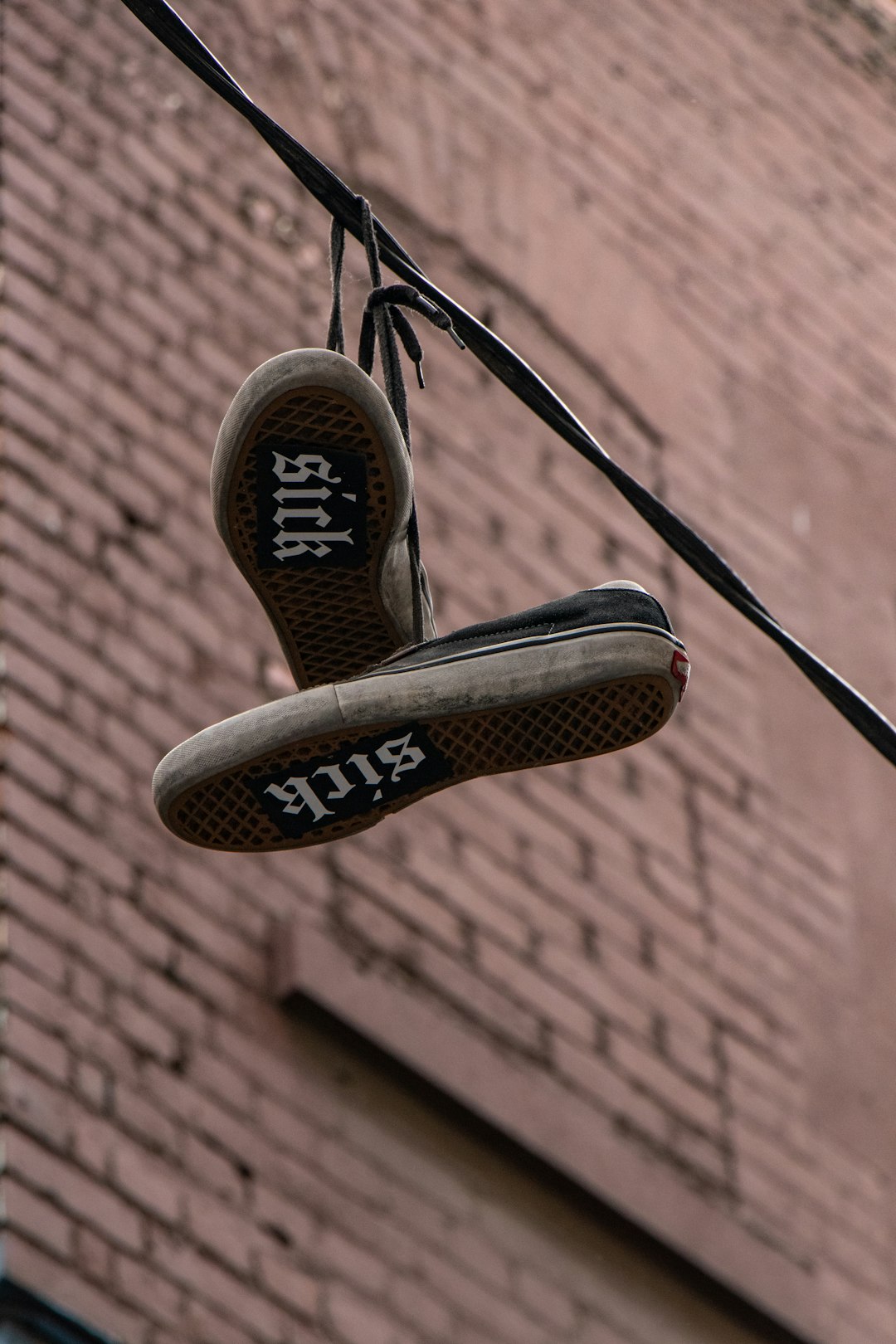 hanged shoes