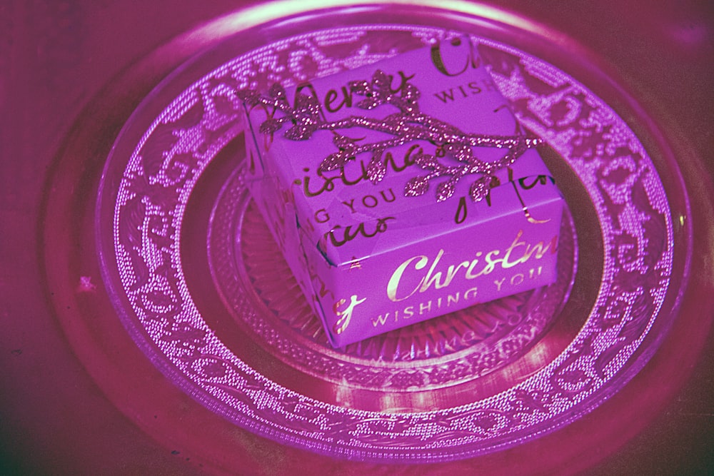 a couple of pieces of cake sitting on top of a glass plate