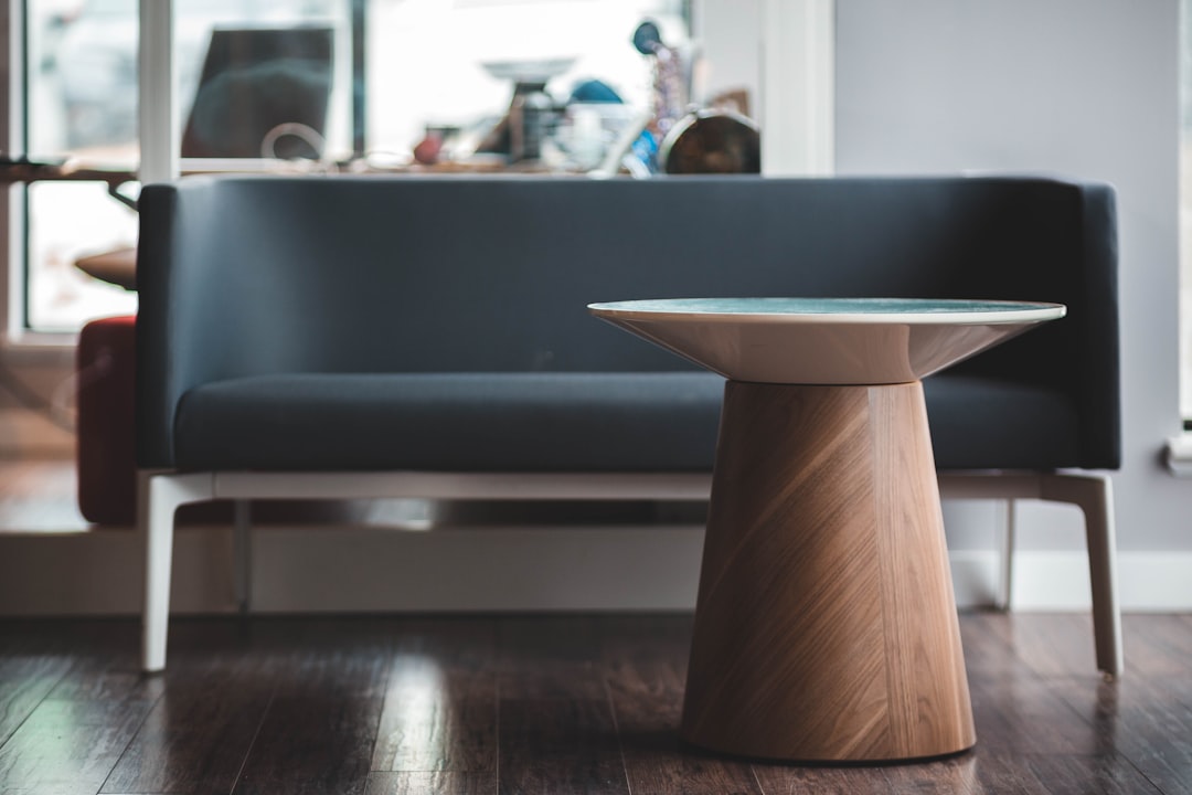 brown coffee table