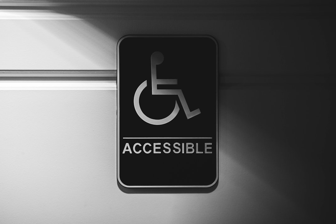 Accessible signage representing video inclusivity