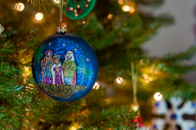 christmas bauble ornaments google meet background