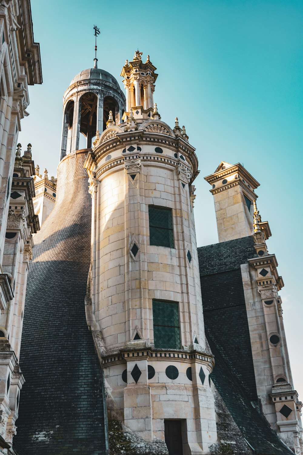 white and brown castle