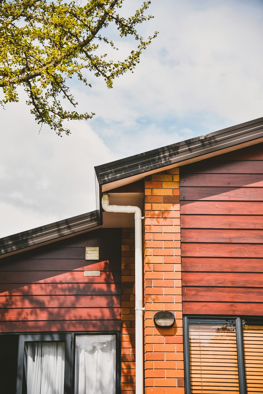 brown and beige house