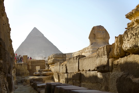 photo of Pyramid of Khafre Historic site near Giza Necropolis