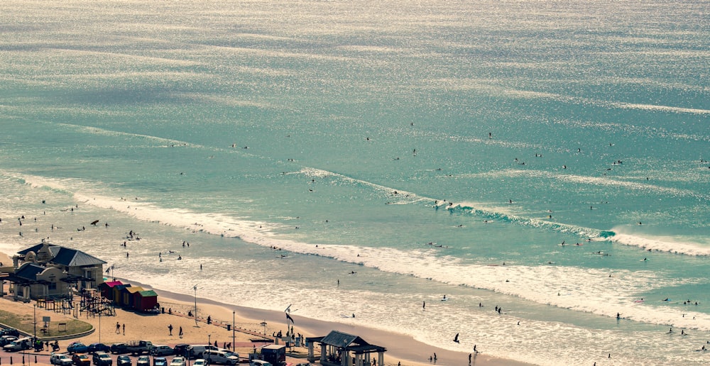 Photo aérienne de la plage