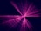 Bright pink laser beams intersect against a dark background, creating an abstract geometric pattern. The lines converge at a central point and spread outward in multiple directions.