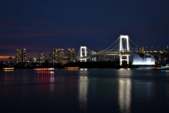 bridge at night in Statue of Liberty Japan