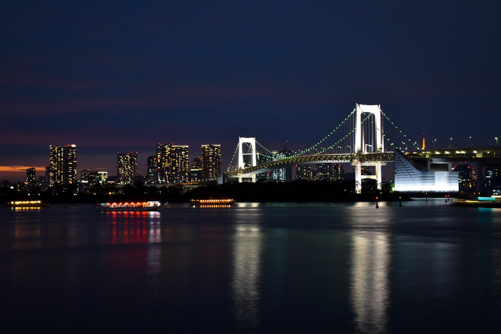 bridge at night