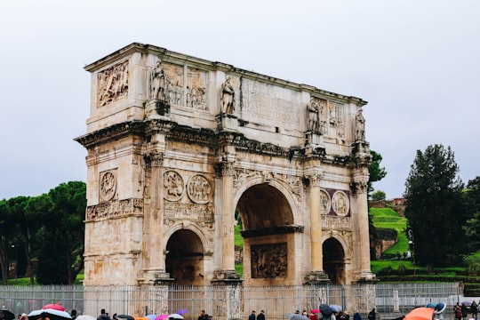 Arch de Triomphe in Arch of Constantine Italy