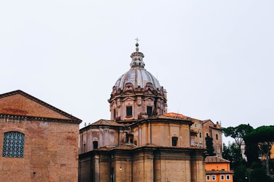 brown concrete building in Roman Forum Italy