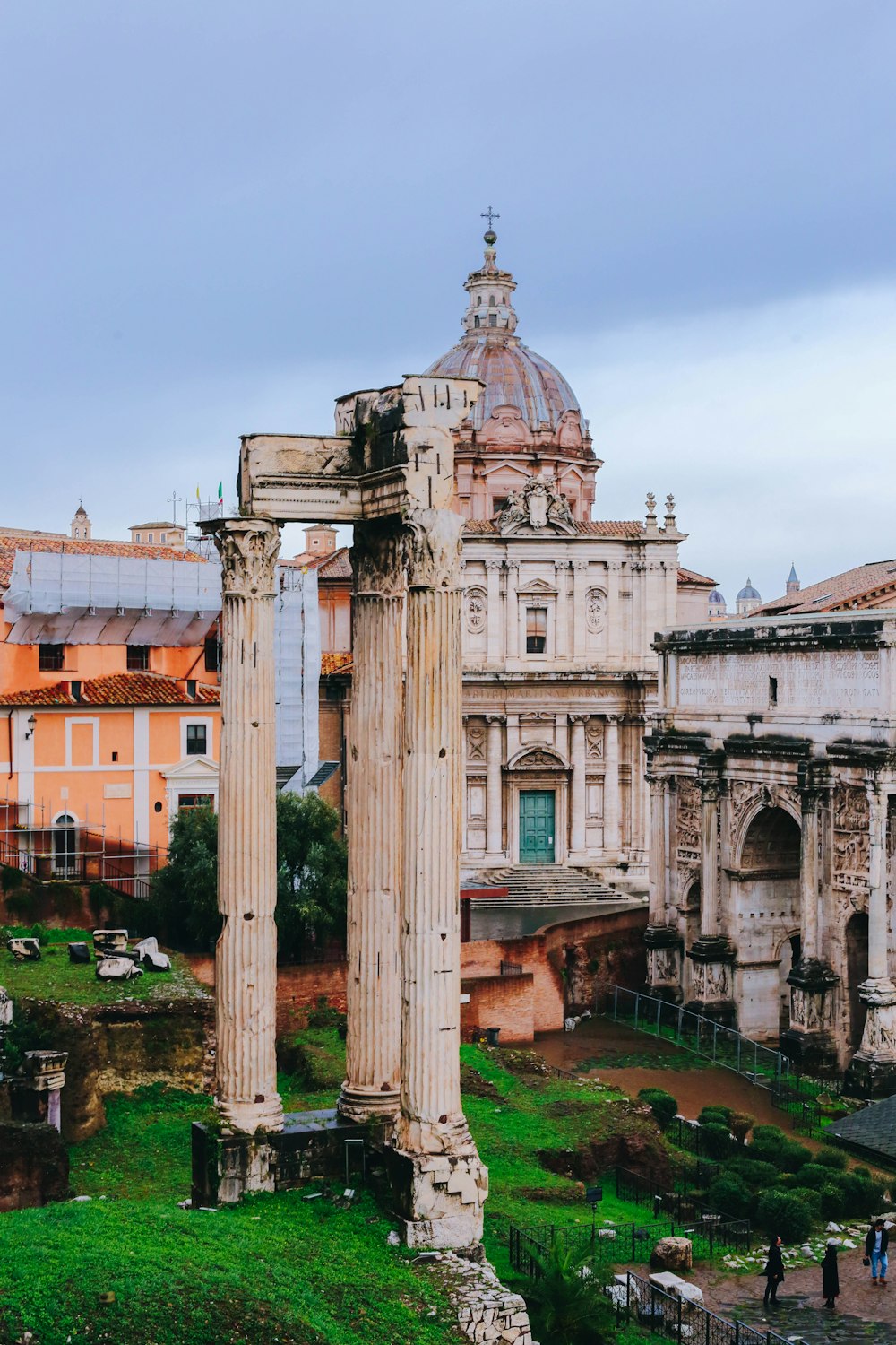 Roman Forum historical place in Rome, Italy