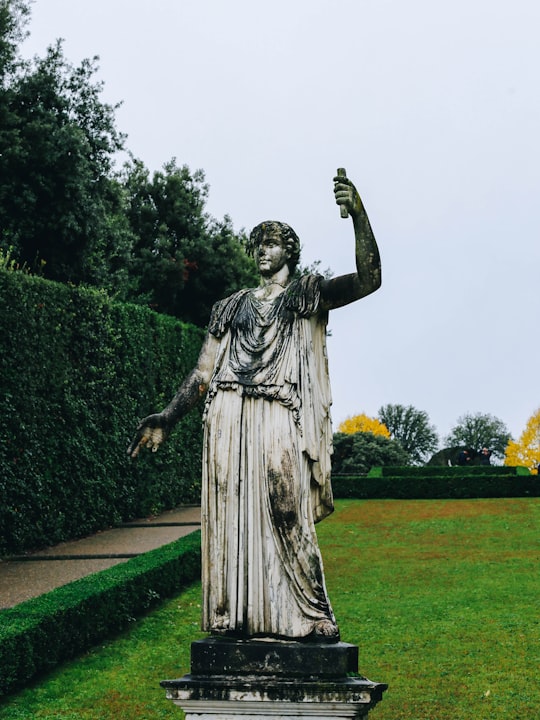 woman statue in The Boboli Gardens Italy